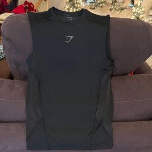 Gymshark Black Sleeveless Athletic Top